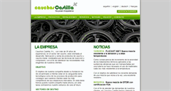 Desktop Screenshot of cauchoscastilla.es